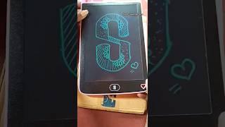 how to draw a letter S in easy way and 3D with magic board #shorts#viral