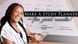 How To MAKE AN EFFECTIVE STUDY PLANNER | For Success | TheStylishMed