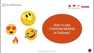 How to add Custom Shapes in Tableau? | Learn Tableau