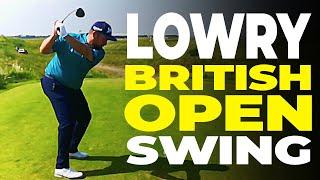 Shane Lowry British Open Slow Motion Golf Swing DTL