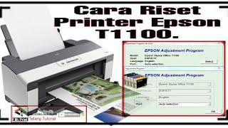 How to Reset Epson T1100 Printer, the printer service required