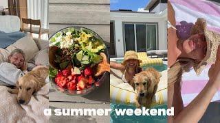 SUMMER WEEKEND VLOG: pool day, bowling, kitchen reno tour, lululemon haul, date night at home