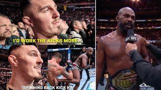 Tom Aspinall REACTS to Jon Jones Spinning Back Kick