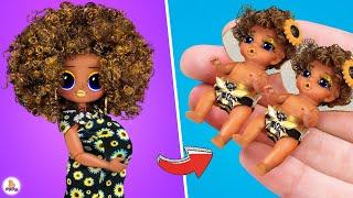 12 DIY ЛАЙФХАКОВ для Куклы ЛОЛ Квин Би!? #Pregnant Queen Bee Baby Doll Hacks an Crafts