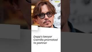 Depp's lawyer Camille promoted to partner at firm after Amber Heard trial success