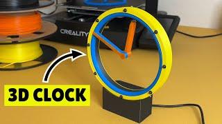 how to make arduino clock !!!  Anyone can make Hollow Clock , Creality