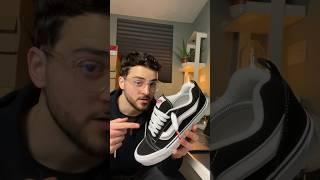 How to Lace Vans Knu Skool! (Loose Lace Style) ‍ #vans #tutorial #shoelaces #sneakers