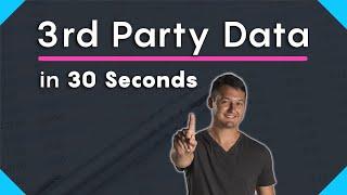 What is 3rd Party Data?   [ 30 Second Definition ]