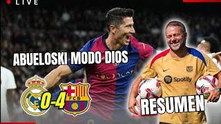 TREMENDA VICTORIA DEL BARÇA  REAL MADRID 0-4 FC BARCELONA Análisis Resumen