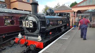 GWR Pannier Tank gives it all she's got with LNER B1 "Mayflower" on the rear