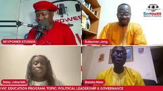 POLITICAL LEADERSHIP & GOVERNANCE