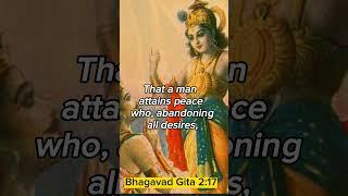 How to attain peace in one's life - Bhagavad Gita 2:17