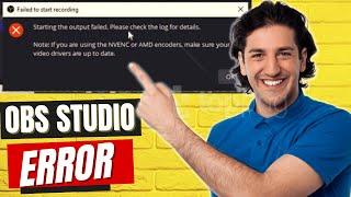 OBS Failed To Start Recording | How To Fix NVENC Error Codec: SOLVED | OBS TUTORIAL