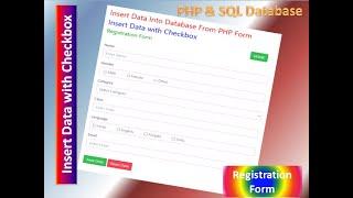 Insert Data Into Database From PHP Form Select Option