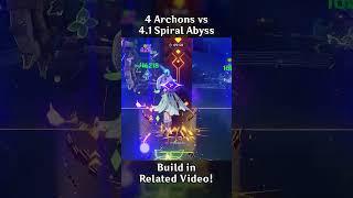 4 ARCHONS VS 4.1 SPIRAL ABYSS