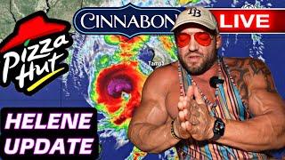 PIZZA HUT x CINNABON | HURRICANE HELENE UPDATE (dash cam)