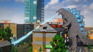 Godzilla Destroy The Russian Town In Teardown