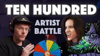 Did this really happen? Taking part in TEN HUNDREDS artist battle