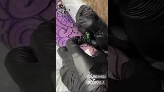 Тату на руке Monster Liner V.2 dotwork whipshading linework blackwork ornamental mandala