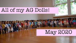 All of My American Girl Dolls! ~ May 2020 (MASSIVE collection! 45 Dolls!)