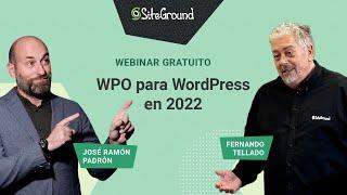 WPO para WordPress en 2022 | Webinar