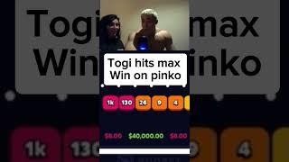 Togi hits max win on plinko #togi