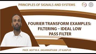 Fourier Transform Examples: Filtering – Ideal Low Pass Filter