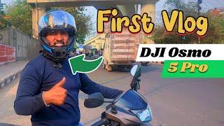 Dji Action ￼Camera First Vlog | Dji Osmo Action 5 Pro Review | Dji Action Camera Video Quality |