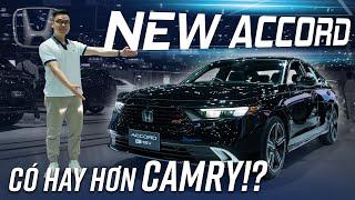 Xem Honda Accord MỚI: ~1.2 tỷ, công nghệ vượt trội, hoàn thiện cao cấp, có hơn Camry!?