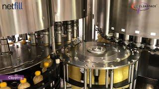 Bottling Line for Edible Oil & Rinser Filler Capper | Clearpack