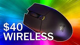 Corsair Katar Pro - Wireless Gaming Mouse Review! [w/Sound Test] [4K]