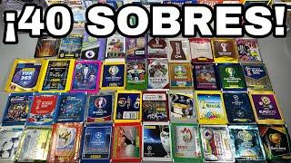 ¡ABRIENDO 40 SOBRES DE DIFERENTES COLECCIONES!