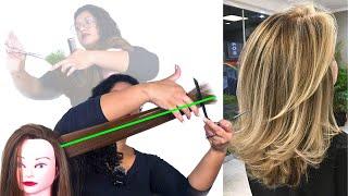 Layered Haircuts for Beginners | Step by Step
