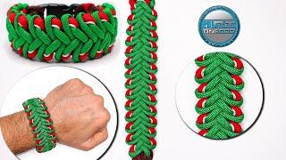 How to Make Paracord Bracelet Christmas Tree Knot Tutorial DIY