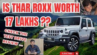 Thar Roxx: The 5-Door SUV That Could Change Everything #thar #testdrive #review