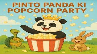 PINTO PANDA KI POPCORN PARTY #toonyfriends #panda #pandasong