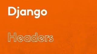 Accessing Request Headers in Django 2.2