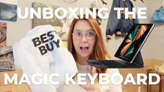 IPAD AIR MAGIC KEYBOARD UNBOXING | opening the magic keyboard for the ipad air 4