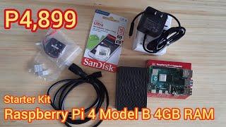 Raspberry Pi 4 Model B Starter Kit 4GB RAM  | Unboxing | Assemble Case | Testing Android TV 11