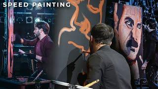 CHRIS STARK | Speed Painting | Visual, Energetic & Emotional Act