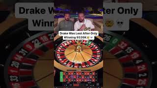 Drake Plays High Stake Roulette..#casino #gambling #stake #drake #roulette #shorts #short