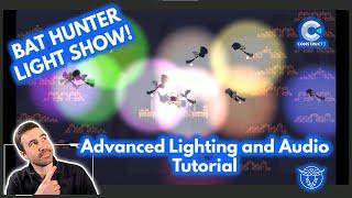 Bat Hunter Light Show! Advanced Lighting and Audio Construct 3 Tutorial