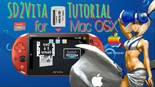 SD2Vita Tutorial for Mac / EASY Format & Setup for SD Adapter / PS Vita h-encore, Henkaku, enso