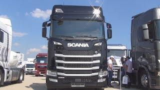 Scania S 500 A4x2LA Ebony Black Tractor Truck (2017) Exterior and Interior