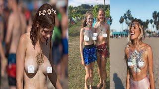 spain summer festival walk through | EUROPE SUMMER | BIKINI GIRLS