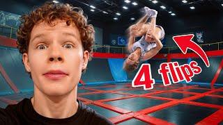 I Almost Did a QUADRUPLE BACKFLIP?!