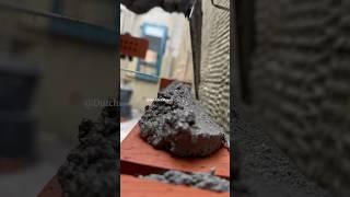 Satisfying Bricklaying #asmr #mortar #brick