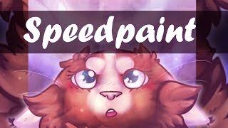 Curious cat [Speedpaint] Paint Tool SAI