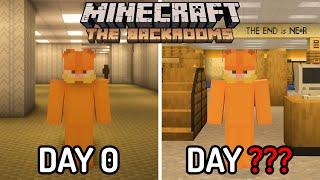 I Escaped [REDACTED] Days in the Backrooms in Minecraft...