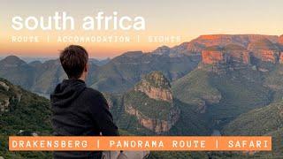 TRAVEL GUIDE South Africa - Road trip Drakensberg, Panorama Route, Kruger with Safari [4K]